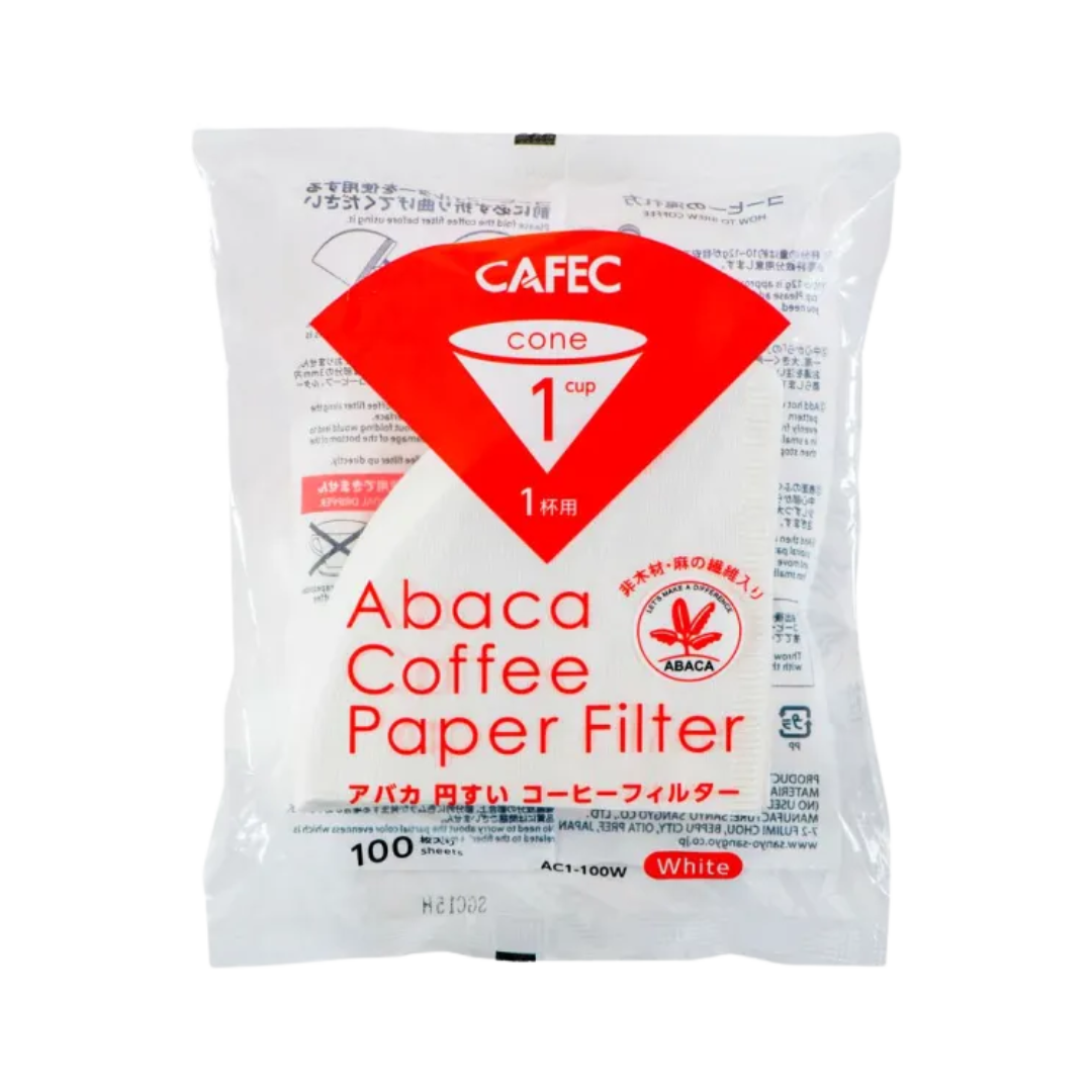 Cafec Abaca Filter Paper 1-Cup