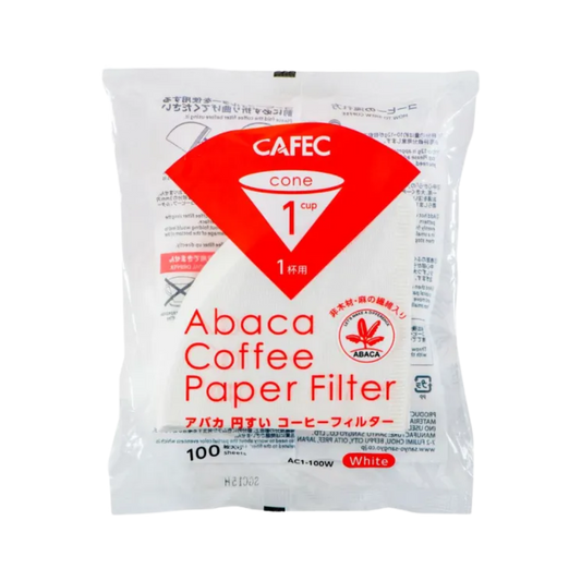 Cafec Abaca Filter Paper 1-Cup