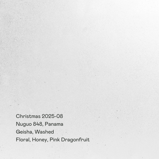 Pre-Order: Christmas 2025-08 - Nuguo 848 Geisha, Washed