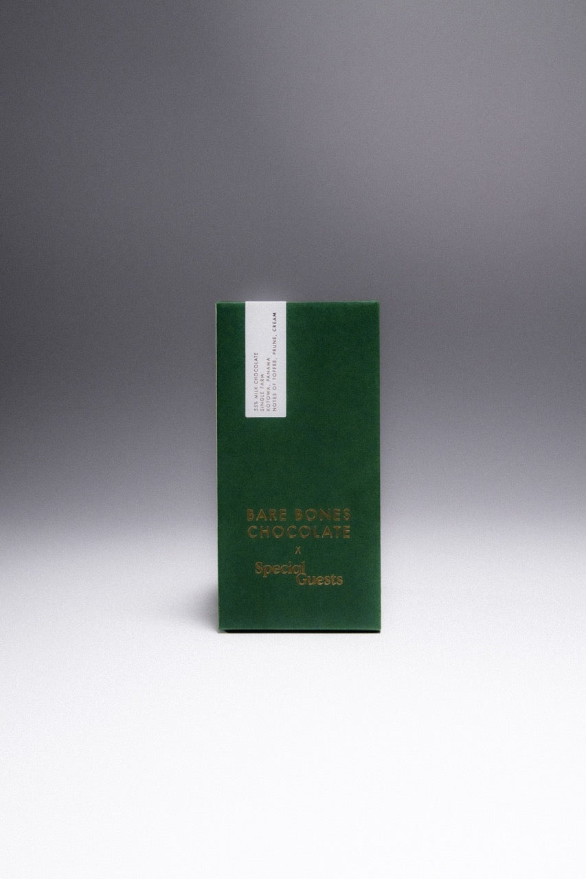 Special Guests x Bare Bones - Panama 55%, Milk Chocolate, Limited Edition