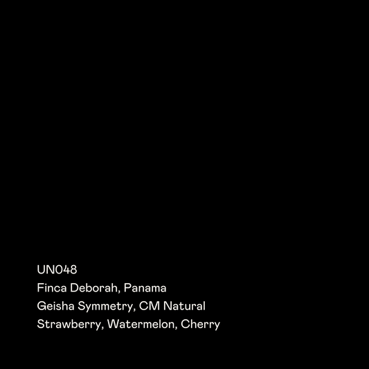 UN048 - Finca Deborah, Geisha Symmetry