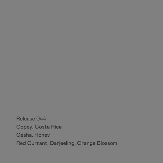 Release 044 - Copey, Gesha Honey