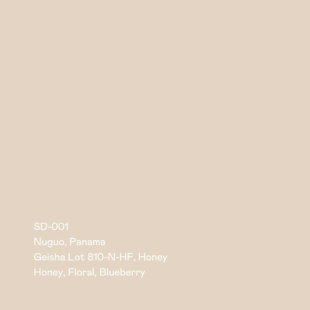 SD-001 - Nuguo Lot 810-N-HF, Geisha Honey