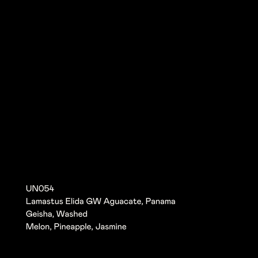 UN054 - Lamastus Elida GW Aguacate, Geisha Washed