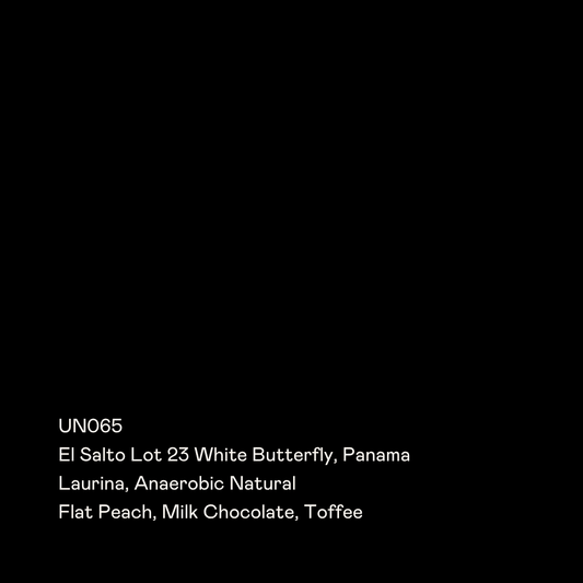 UN065 - El Salto Lot 23 White Butterfly, Laurina Anaerobic Natural