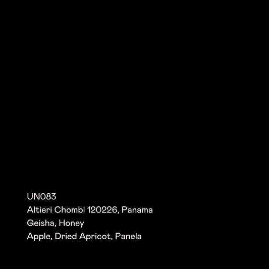UN083 - Altieri Chombi 120226,	Honey Geisha